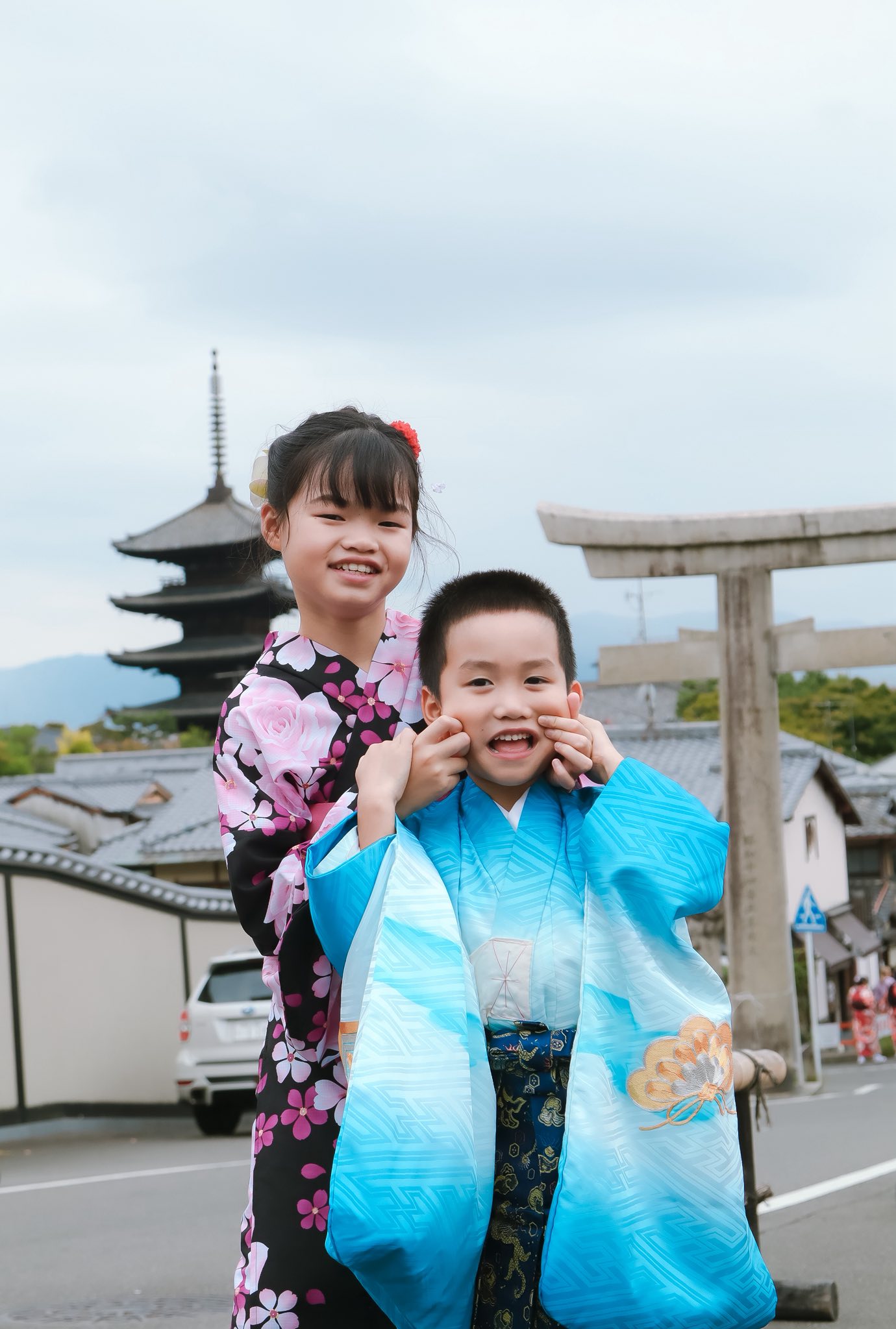 Khách hàng mặc Kimono