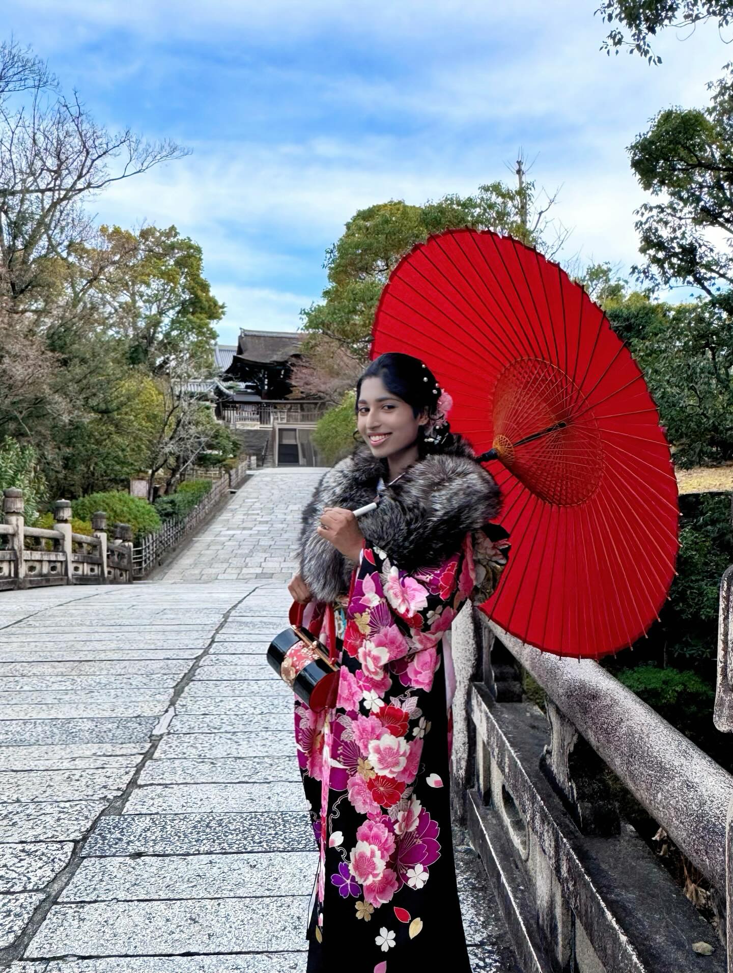 Khách hàng mặc Kimono