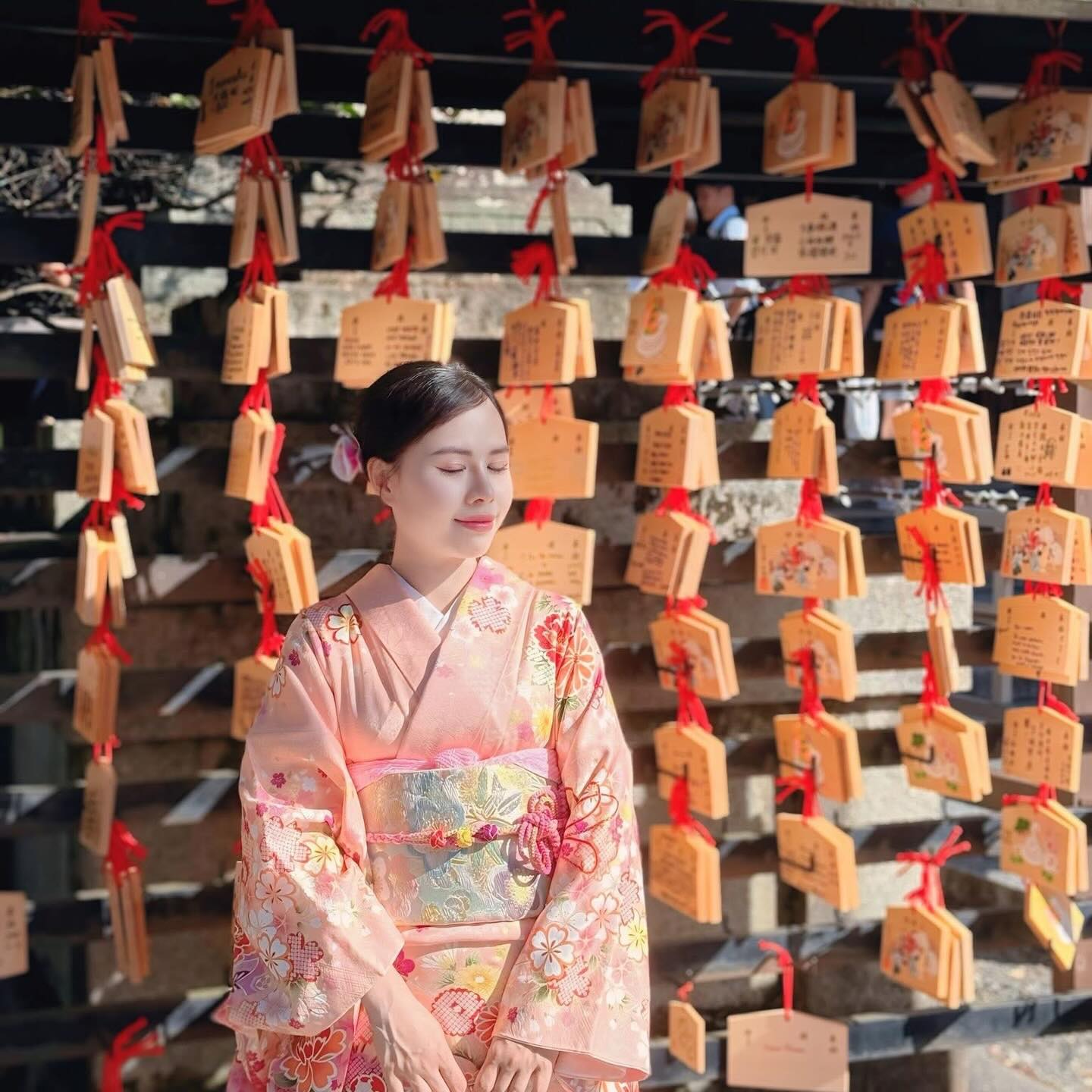 Khách hàng mặc Kimono