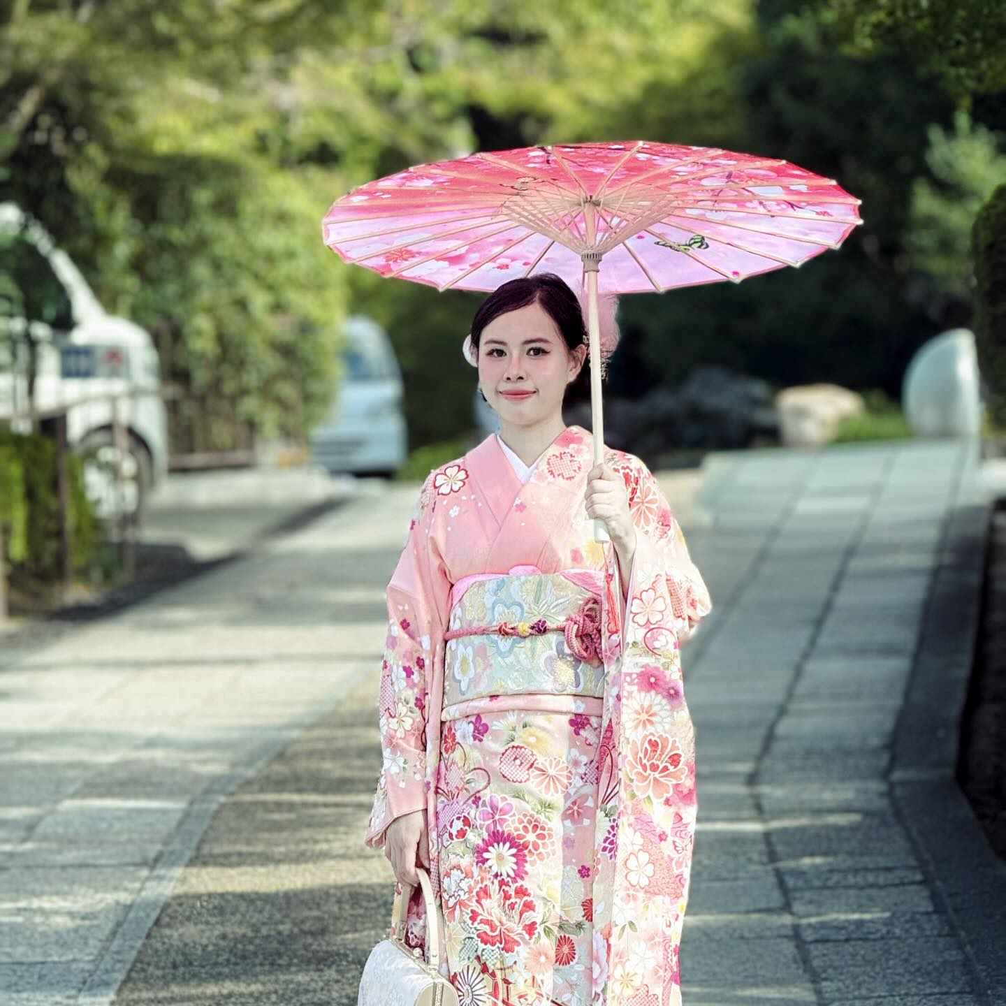 Khách hàng mặc Kimono